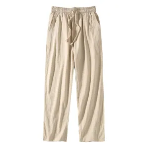 Plus Size Linen Loose Pants
