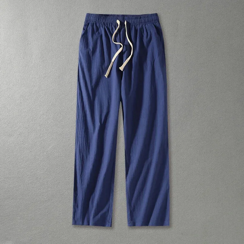 Plus Size Linen Loose Pants