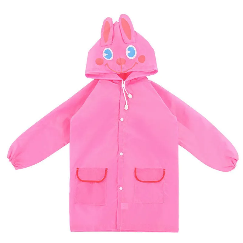 Poncho Waterproof Kids Rain Coat For children Raincoat Rainwear/Rainsuit,Kids boy girl Animal Style Raincoat W1S1