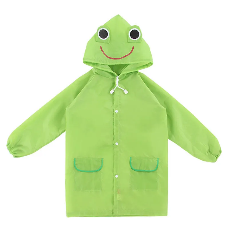 Poncho Waterproof Kids Rain Coat For children Raincoat Rainwear/Rainsuit,Kids boy girl Animal Style Raincoat W1S1