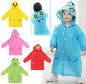 Poncho Waterproof Kids Rain Coat For children Raincoat Rainwear/Rainsuit,Kids boy girl Animal Style Raincoat