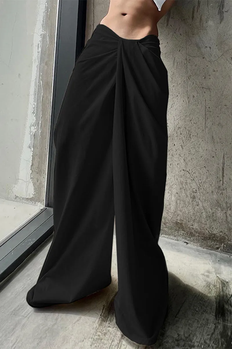 PR3327 Wide Leg Casual Pants