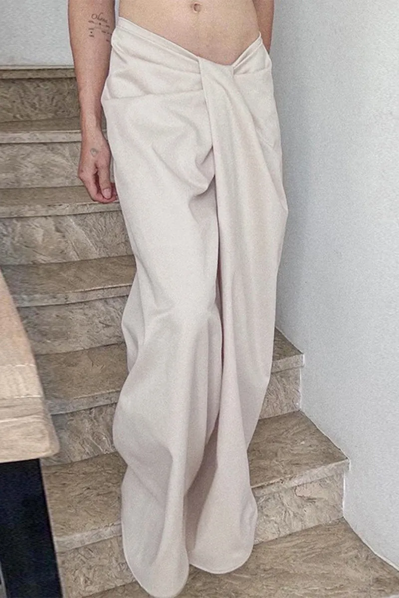 PR3327 Wide Leg Casual Pants