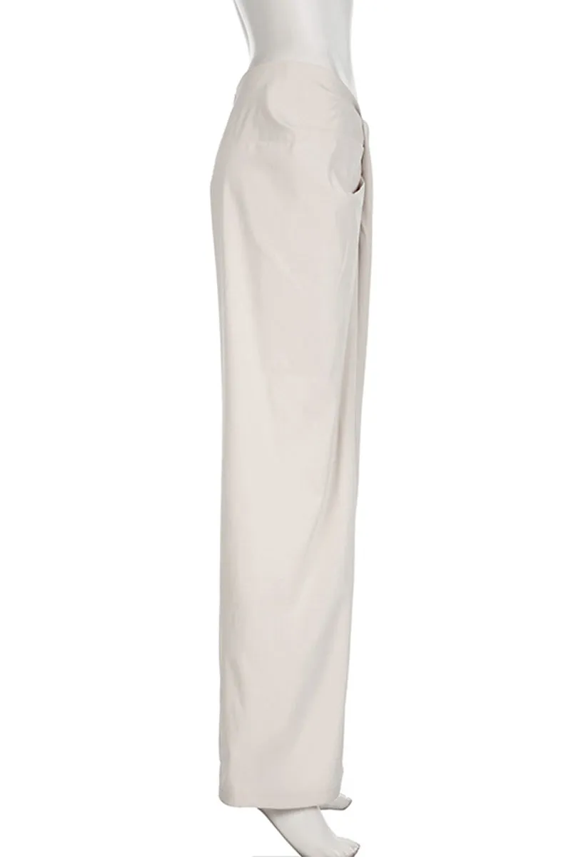 PR3327 Wide Leg Casual Pants