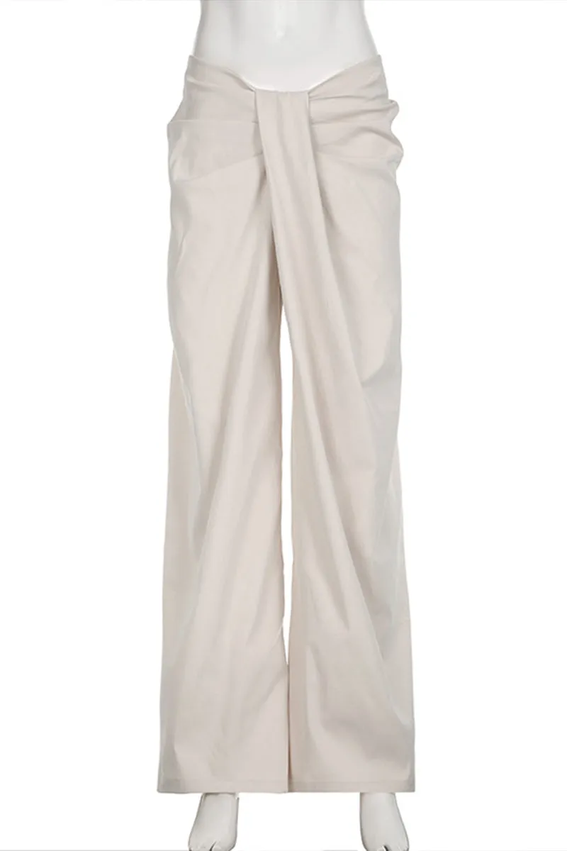 PR3327 Wide Leg Casual Pants