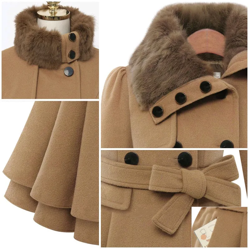 🎅Pre-Xmas Specials🎄Women's Winter Double Breasted Jackets with Belt