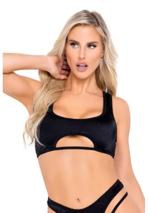 Pride Rainbow Halter Neck Keyhole Top