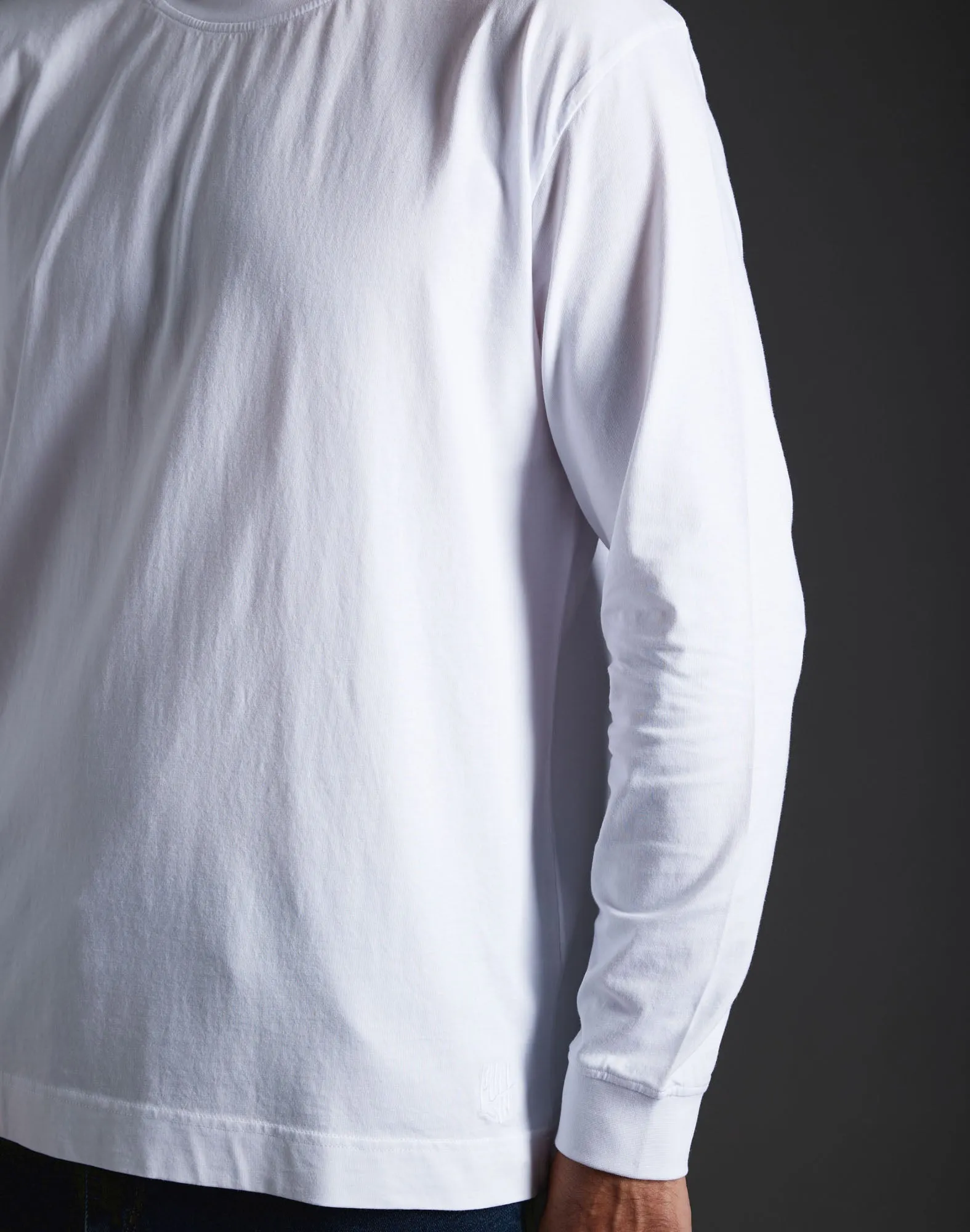 Pull-in TSH Long Sleeve White