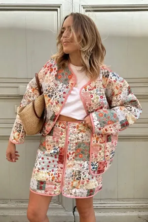 Quilted Patchwork Jacket: Bohemian Chic Style