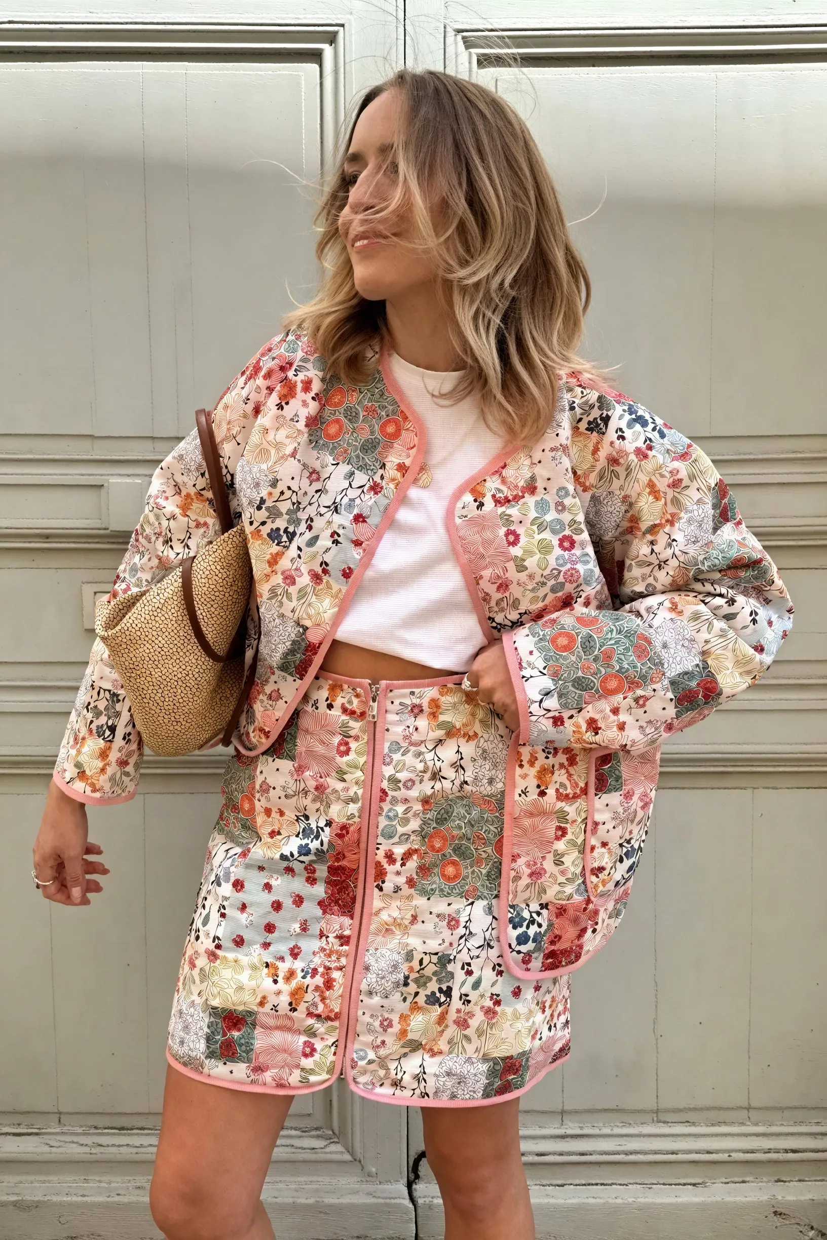 Quilted Patchwork Jacket: Bohemian Chic Style