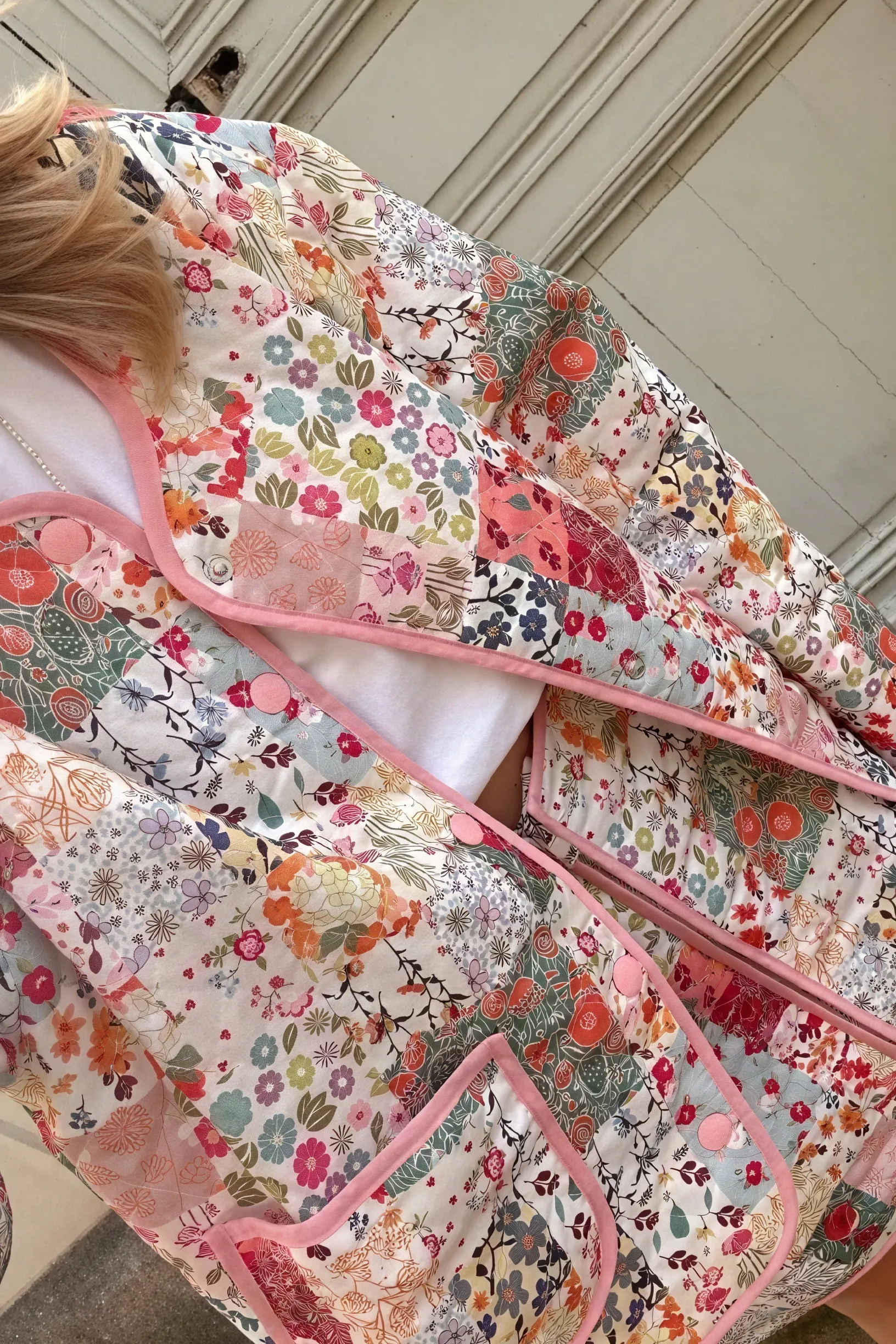 Quilted Patchwork Jacket: Bohemian Chic Style