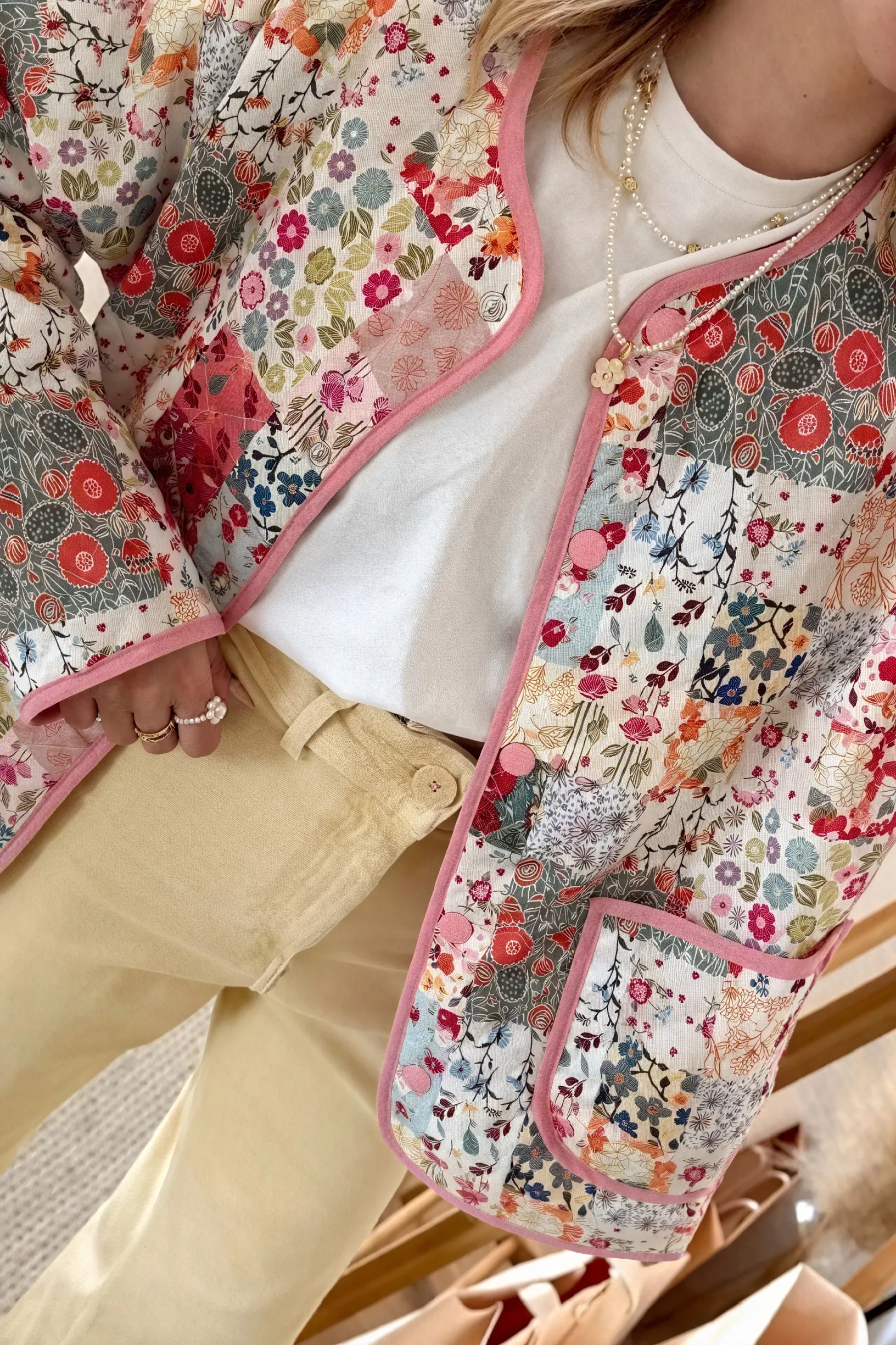 Quilted Patchwork Jacket: Bohemian Chic Style