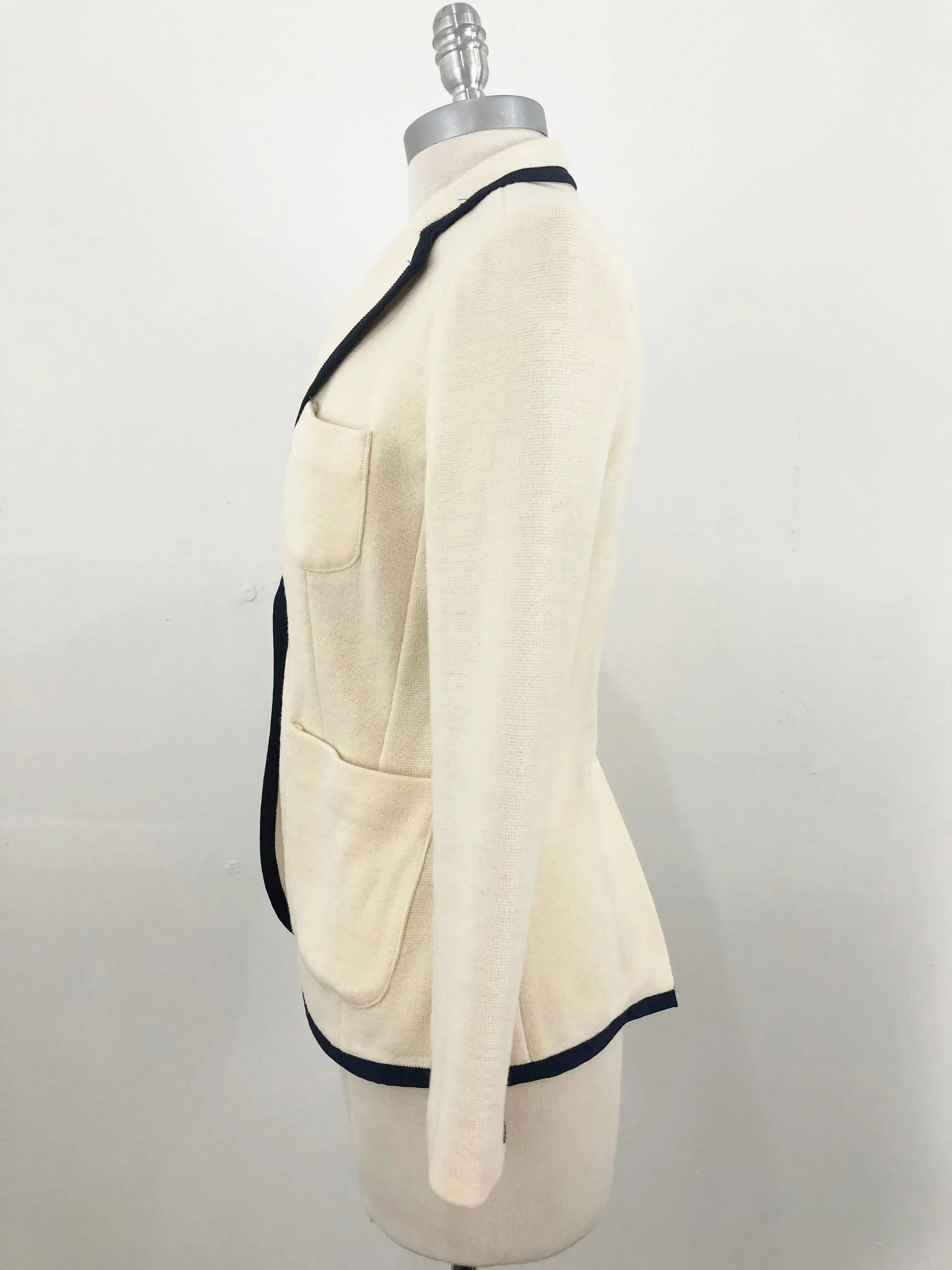 Rag & Bone Ivory Knit Blazer Size S