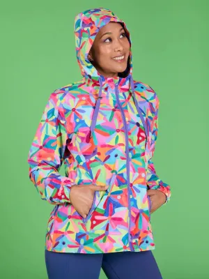 Rainbow Daisies Raincoat- Adults