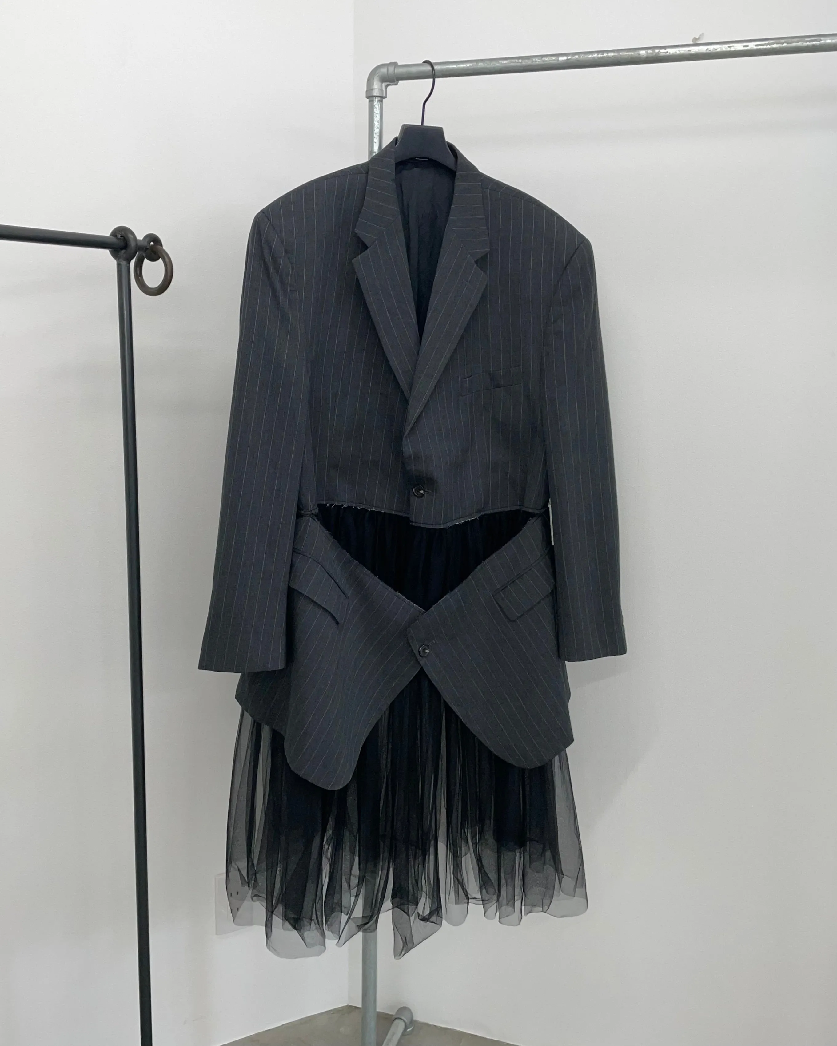 RE-009 / tulle layered jacket【B】