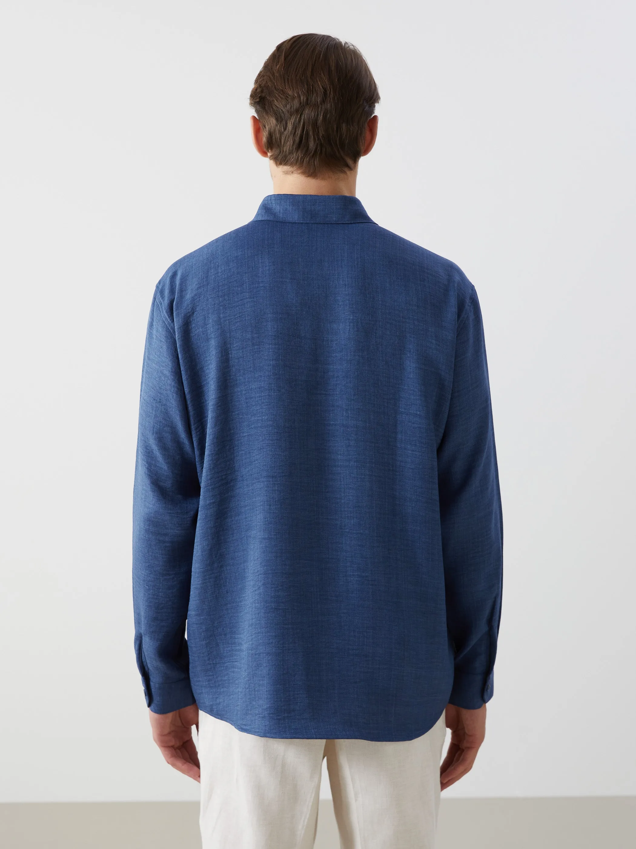 Regular Fit Long Sleeve Men Shirt