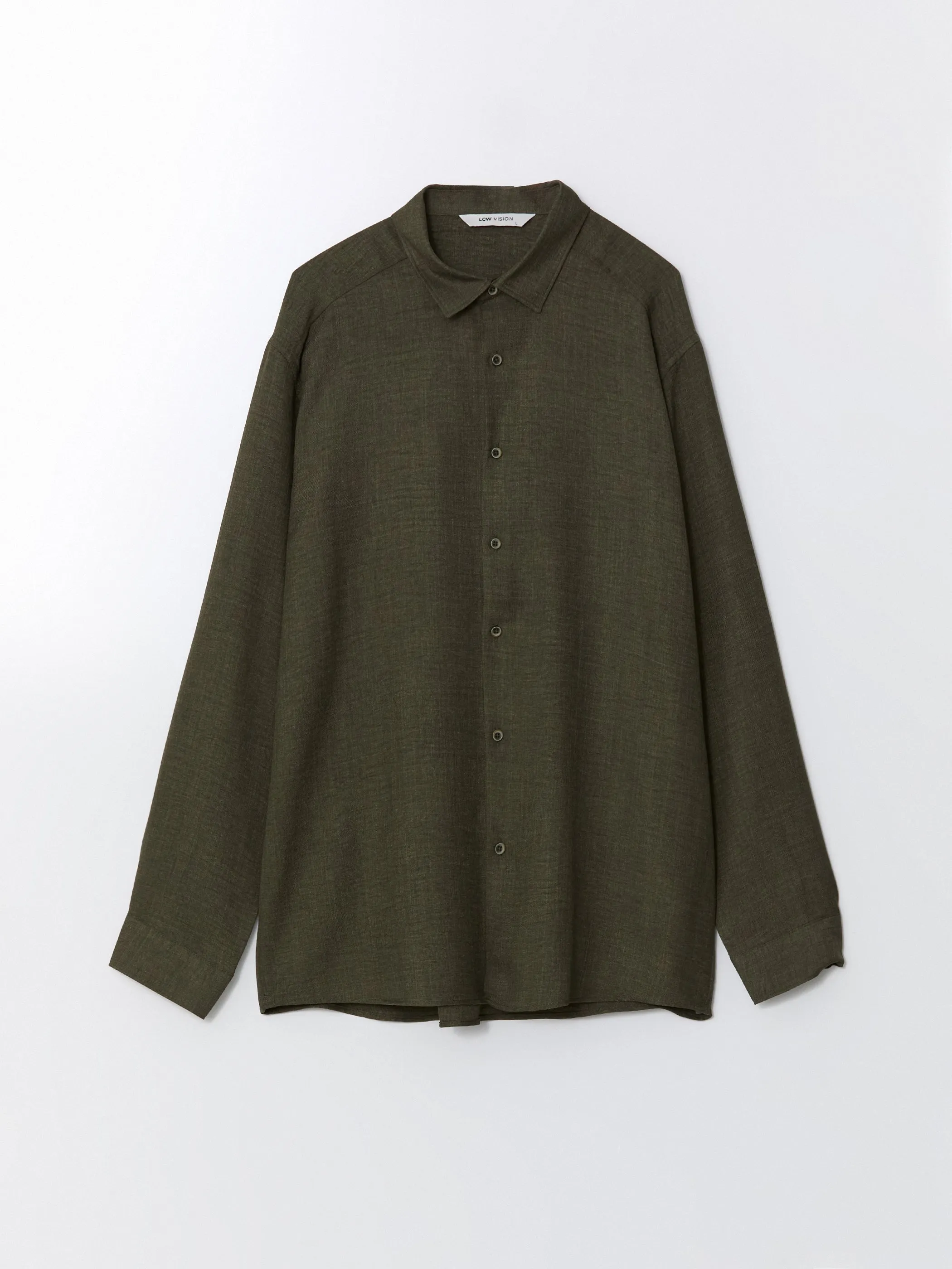 Regular Fit Long Sleeve Men Shirt