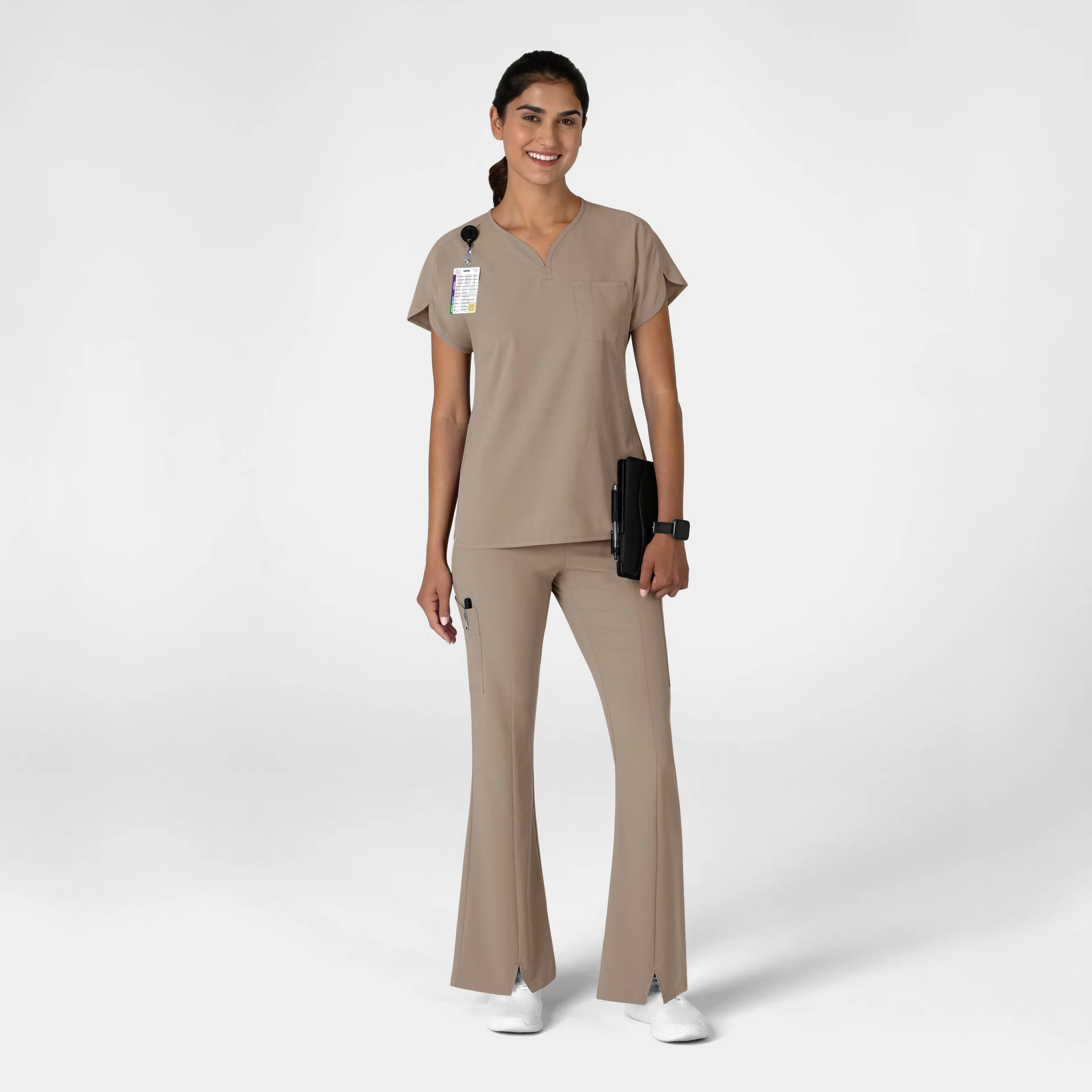 RENEW 5534 Cargo Flare Scrub Pants Haze