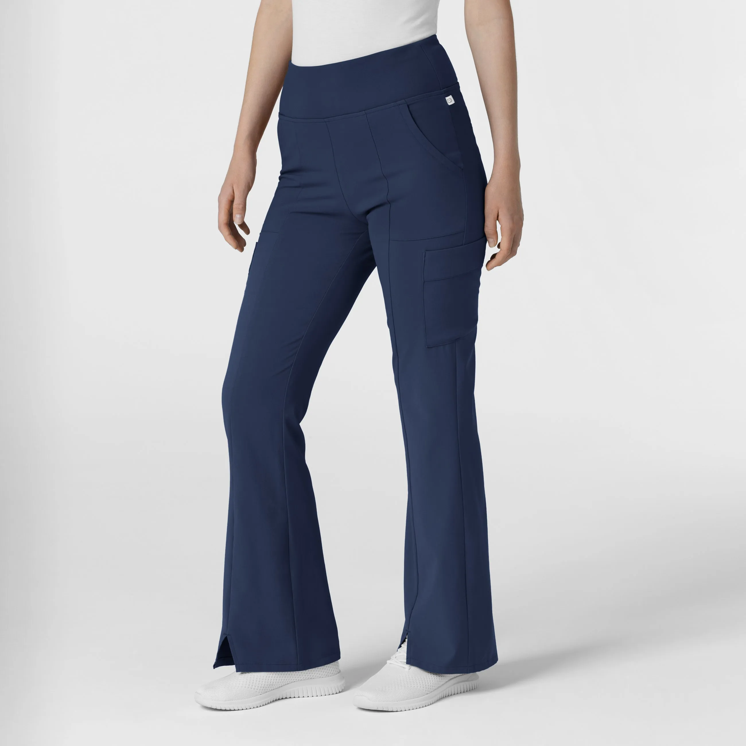 RENEW 5534 Cargo Flare Scrub Pants Navy