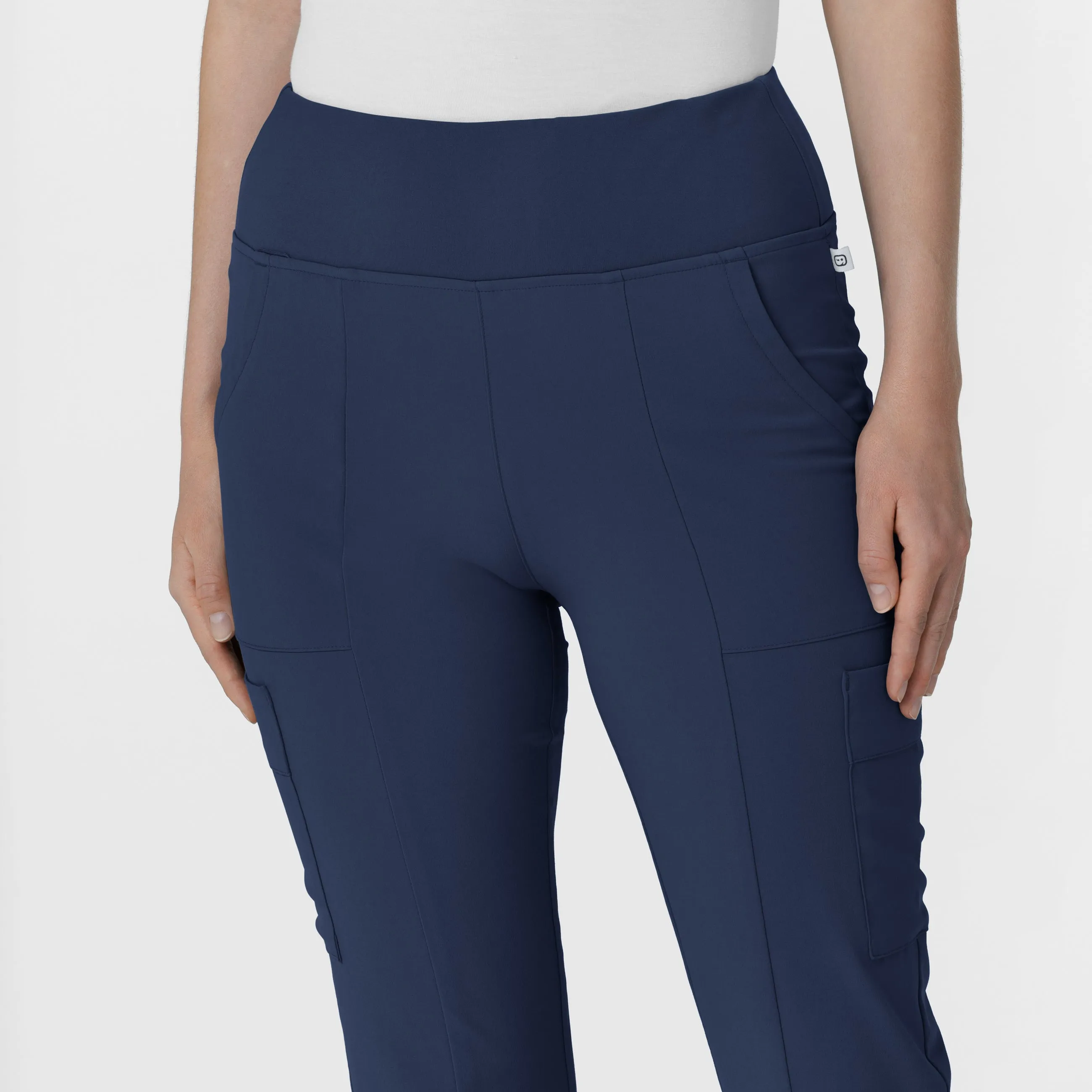 RENEW 5534 Cargo Flare Scrub Pants Navy