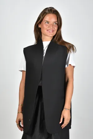 RÓHE gilet 413-11-058-001 black