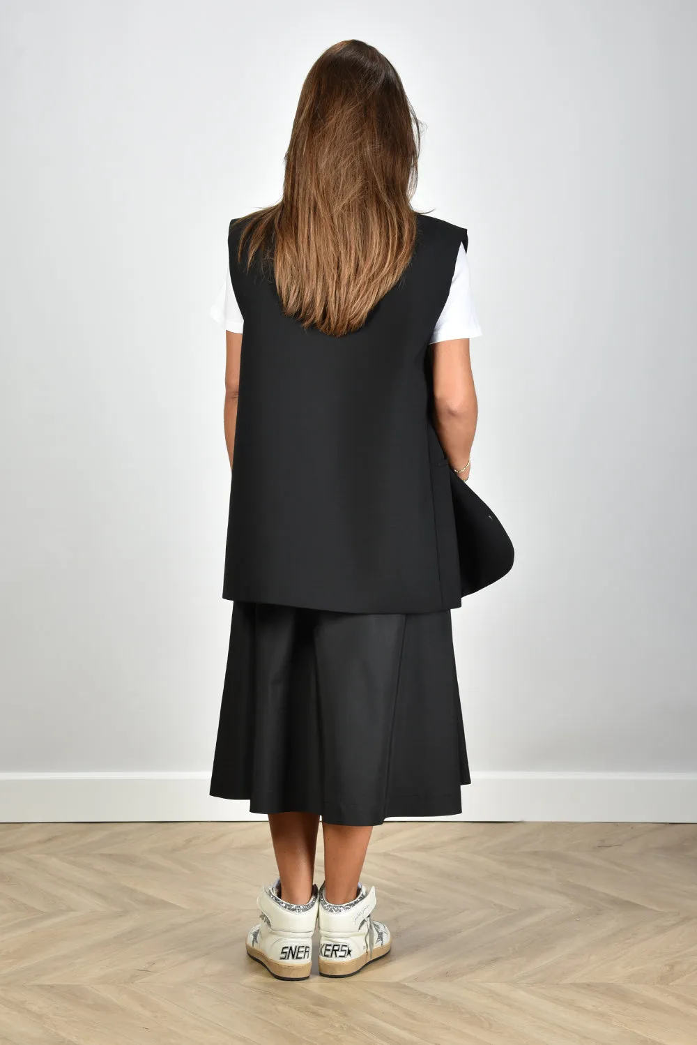 RÓHE gilet 413-11-058-001 black