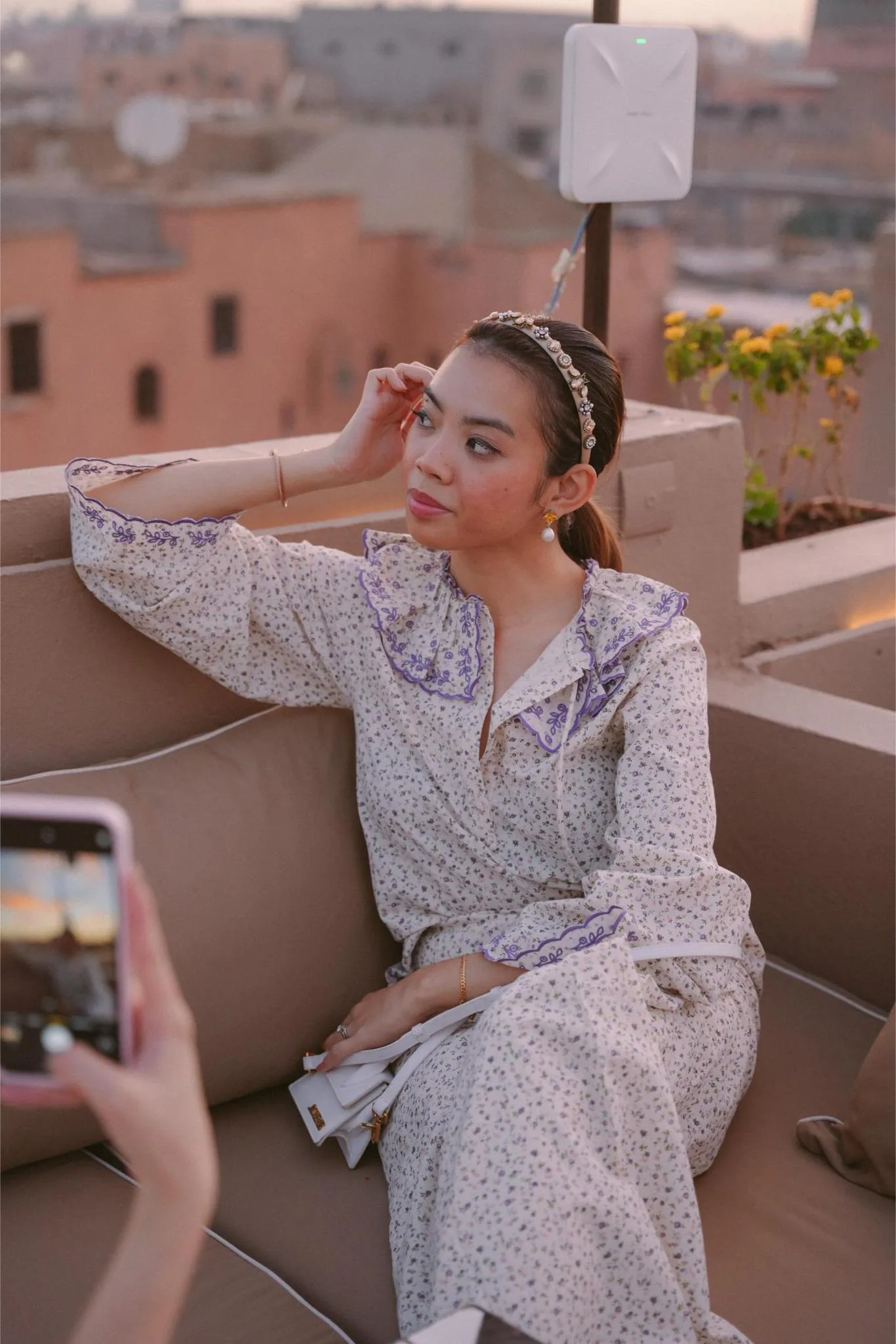 ROSEMARY KURUNG IN VIOLET