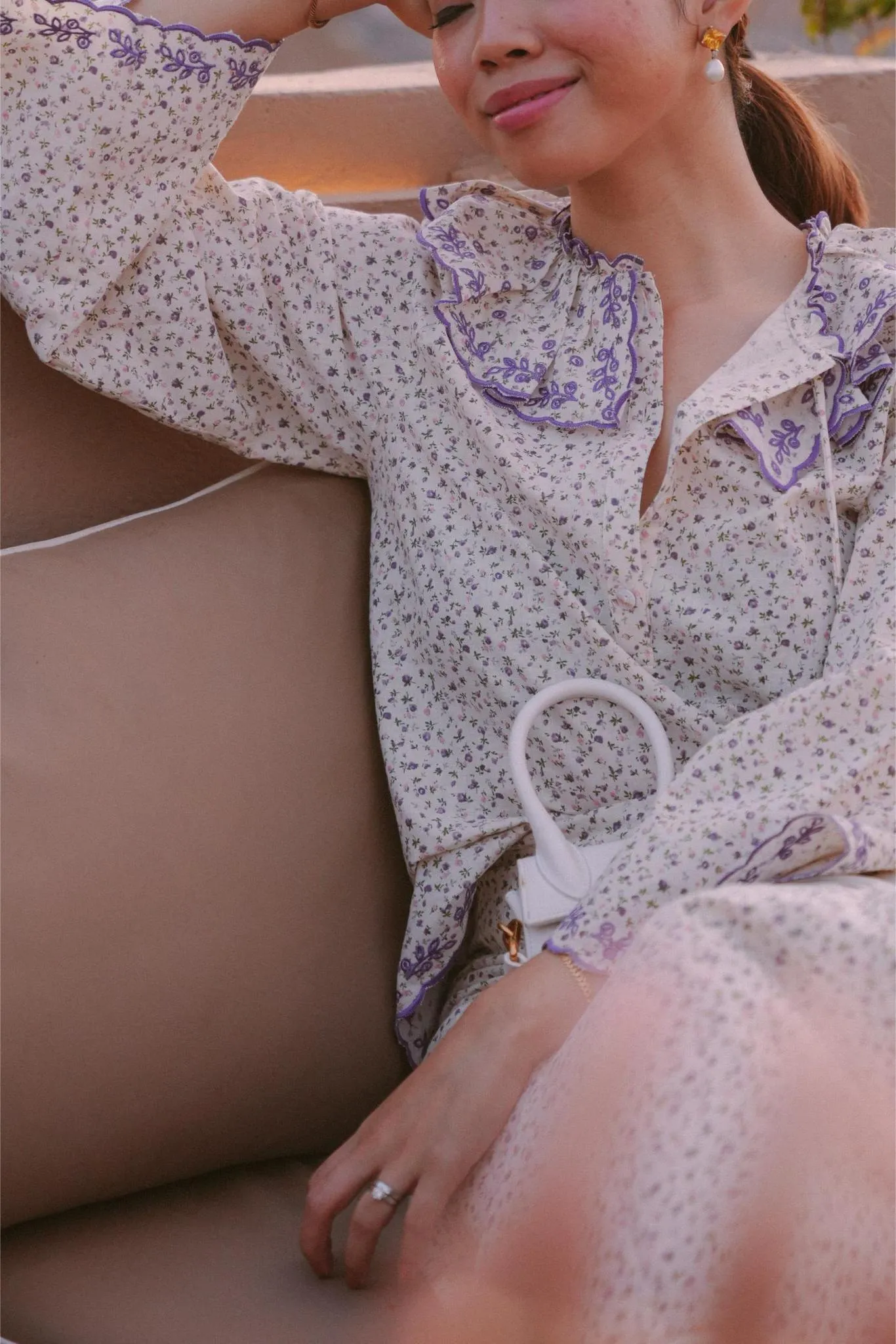 ROSEMARY KURUNG IN VIOLET