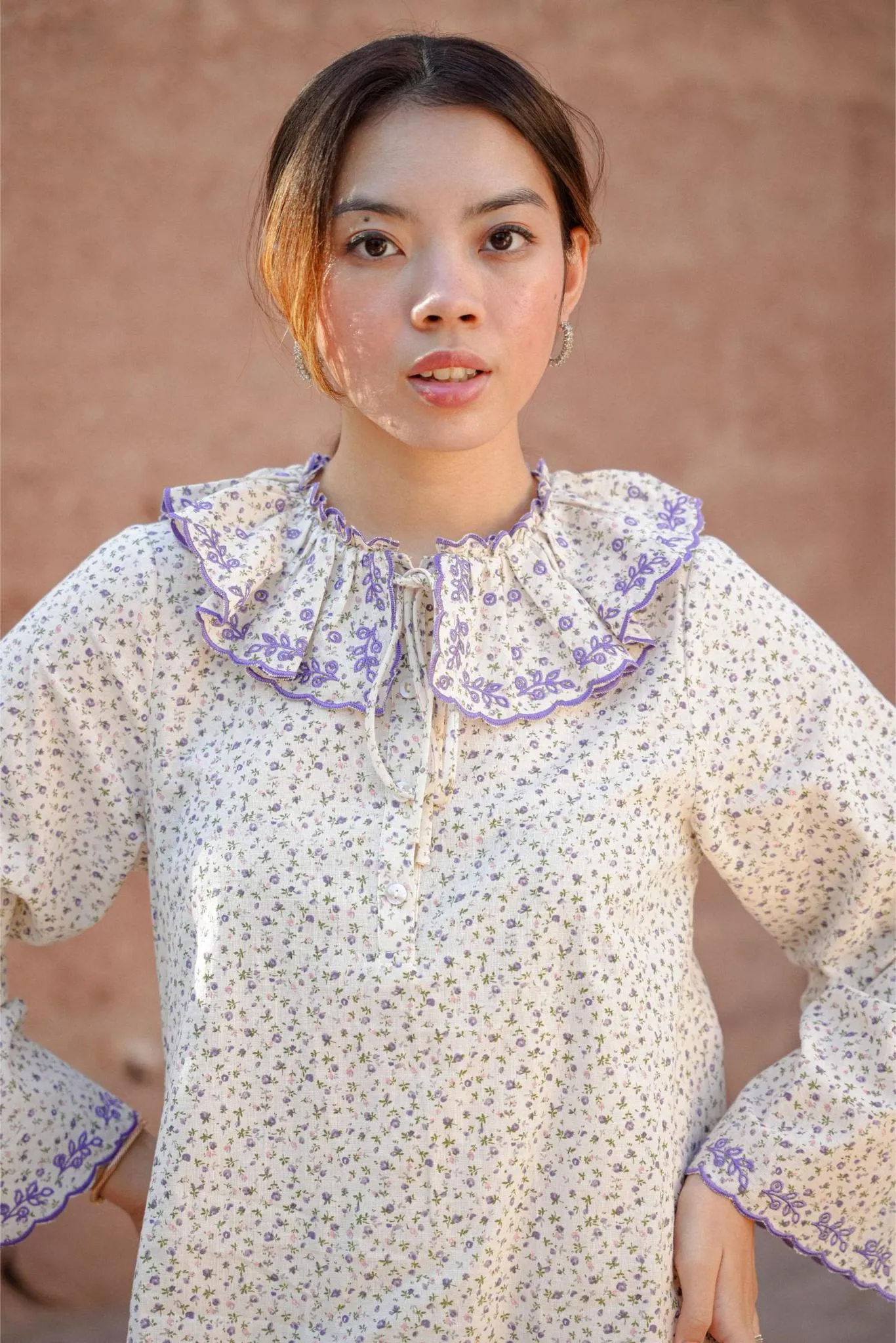 ROSEMARY KURUNG IN VIOLET