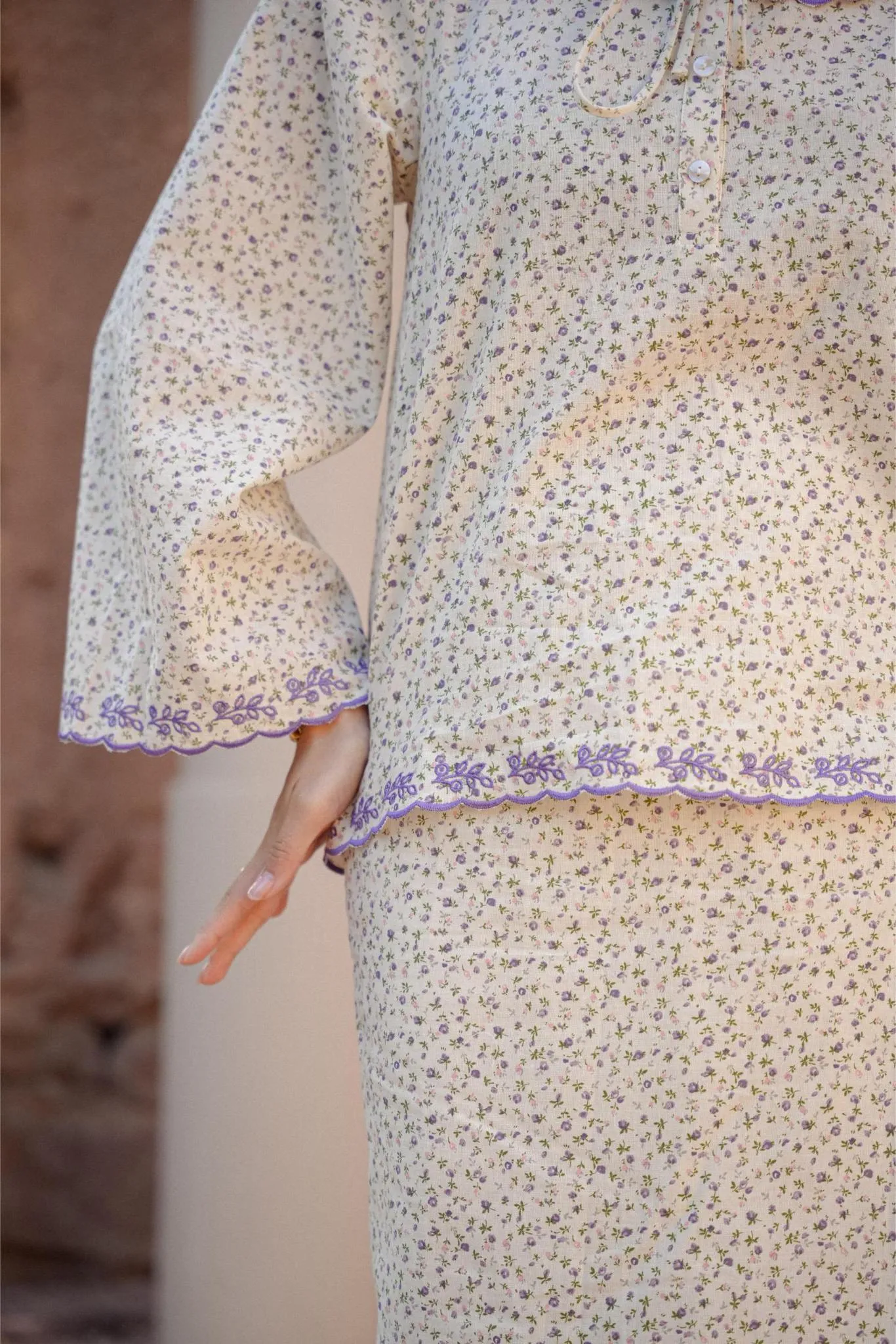 ROSEMARY KURUNG IN VIOLET