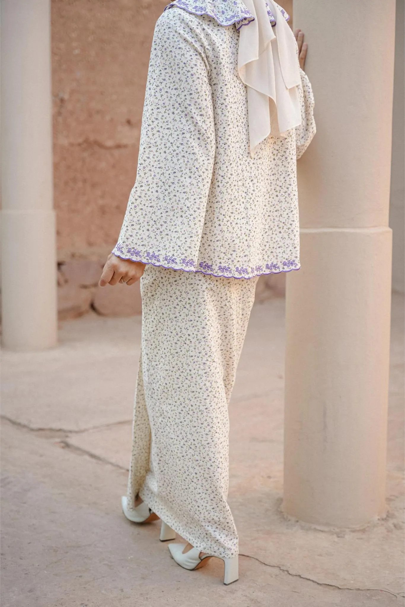 ROSEMARY KURUNG IN VIOLET