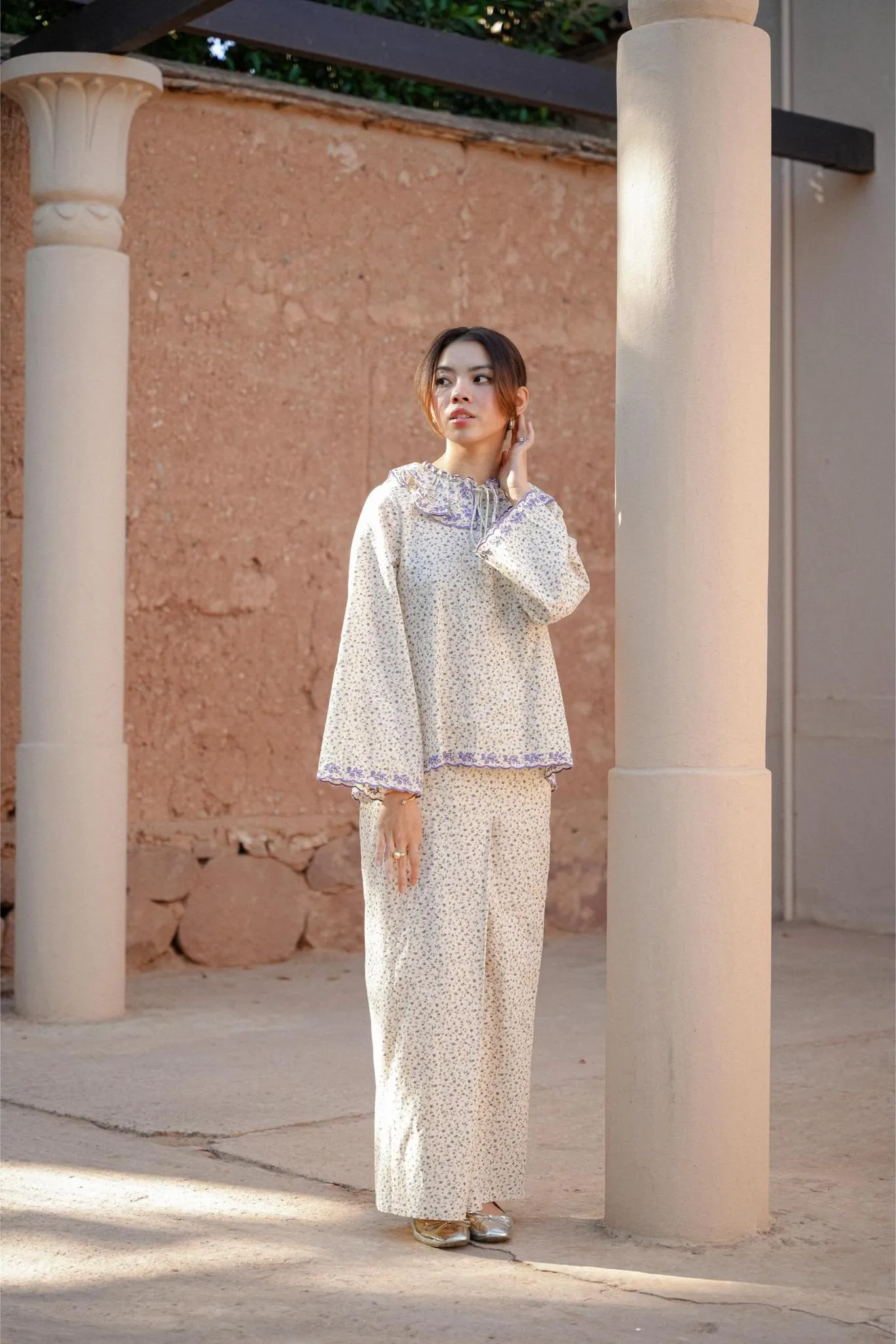 ROSEMARY KURUNG IN VIOLET