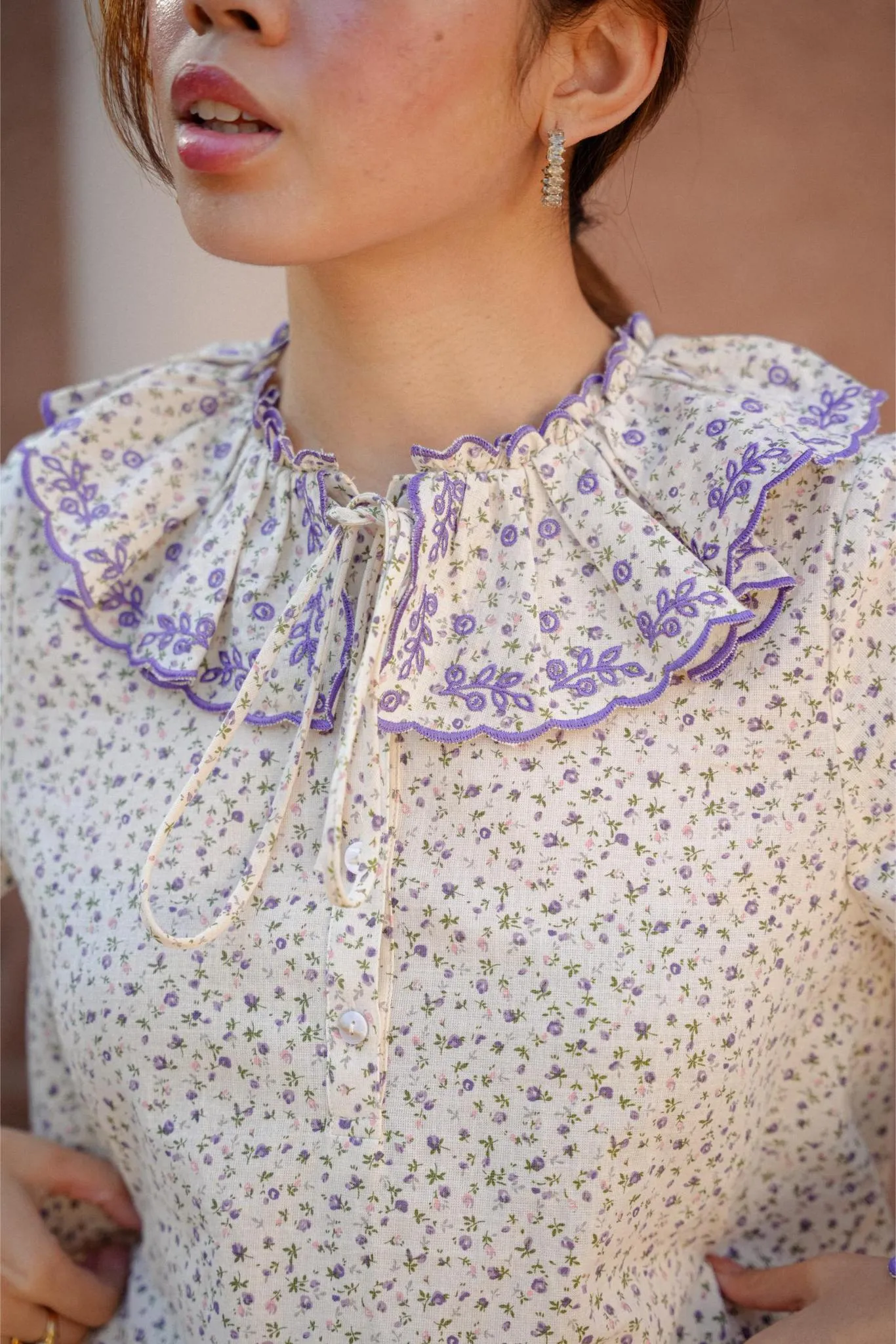 ROSEMARY KURUNG IN VIOLET