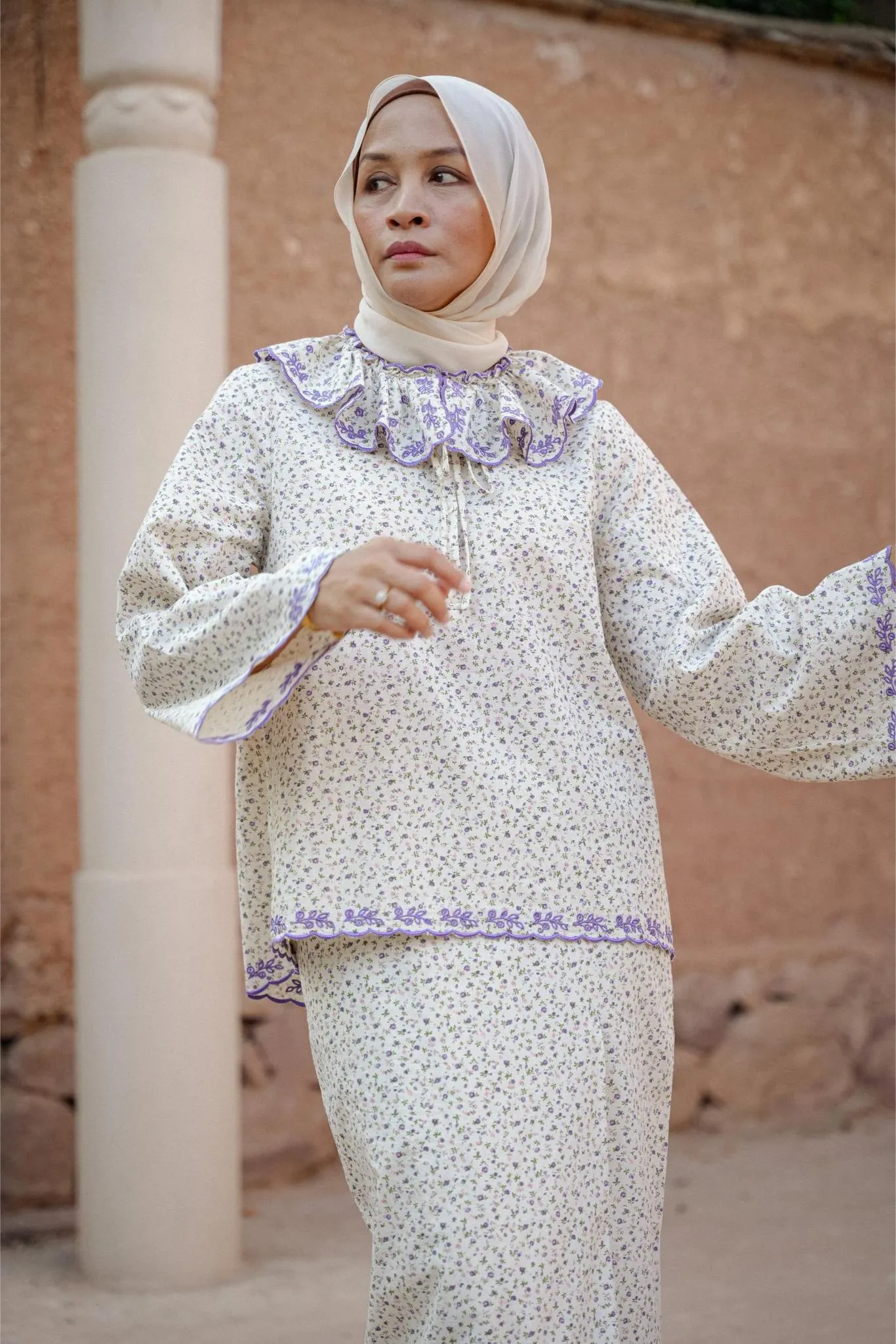 ROSEMARY KURUNG IN VIOLET