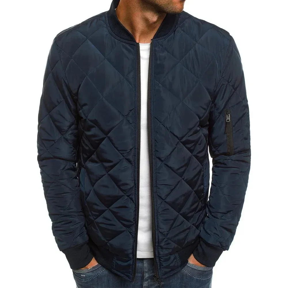 Ruben – Men’s Diamond Pattern Jacket