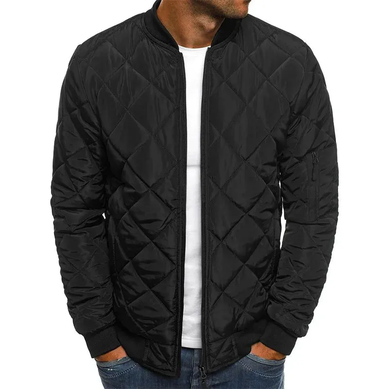 Ruben – Men’s Diamond Pattern Jacket