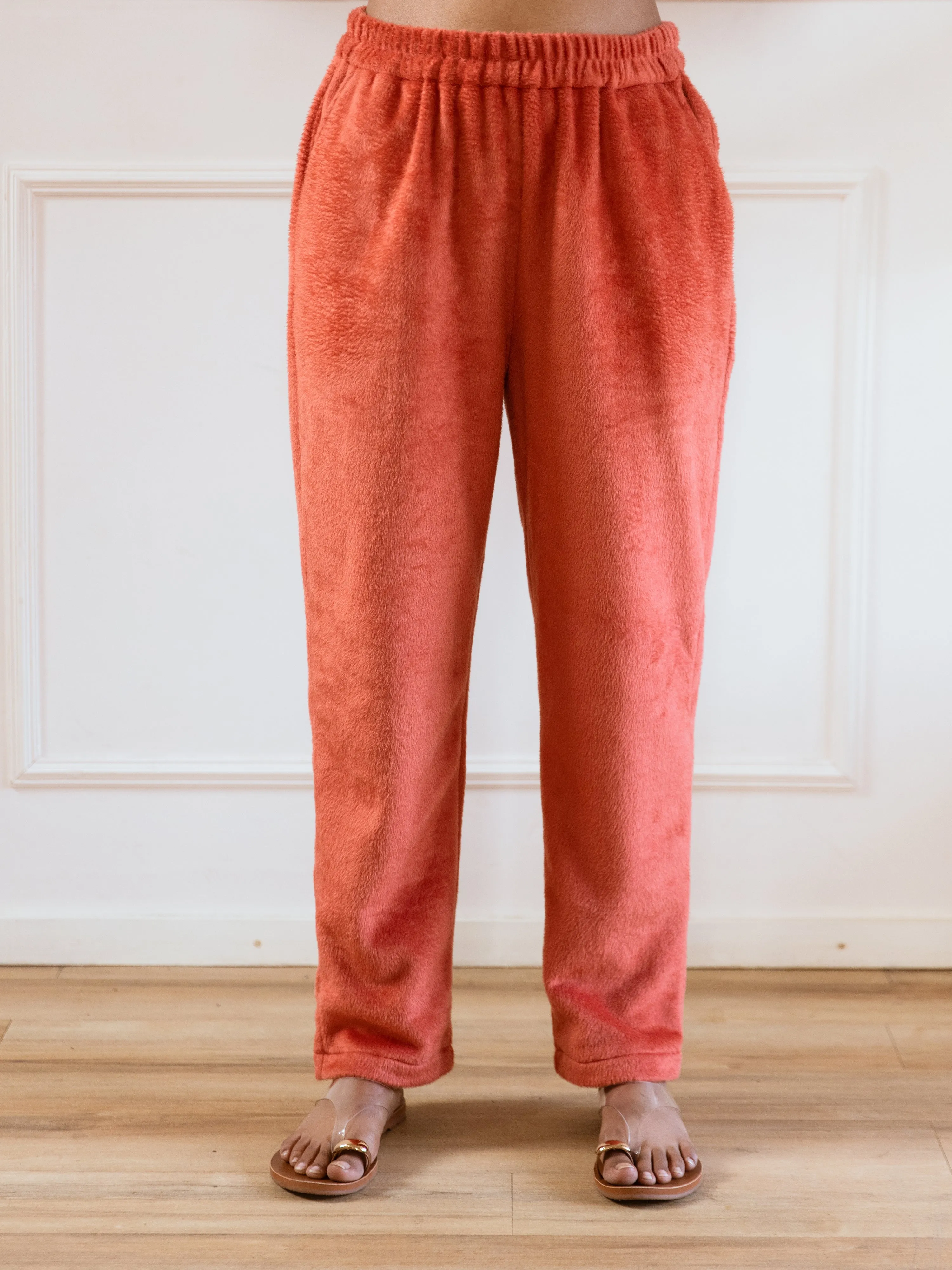 Rust Super Soft Woollen Cardigan Set