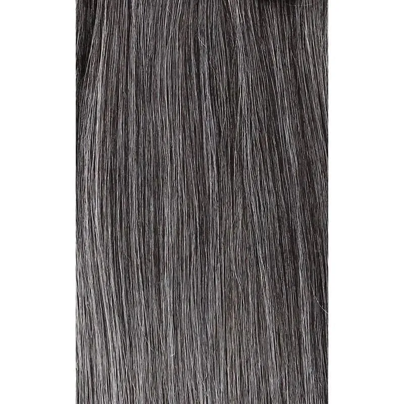 Salt & Pepper Seamless Clip In Hair Extensions Silky Straight