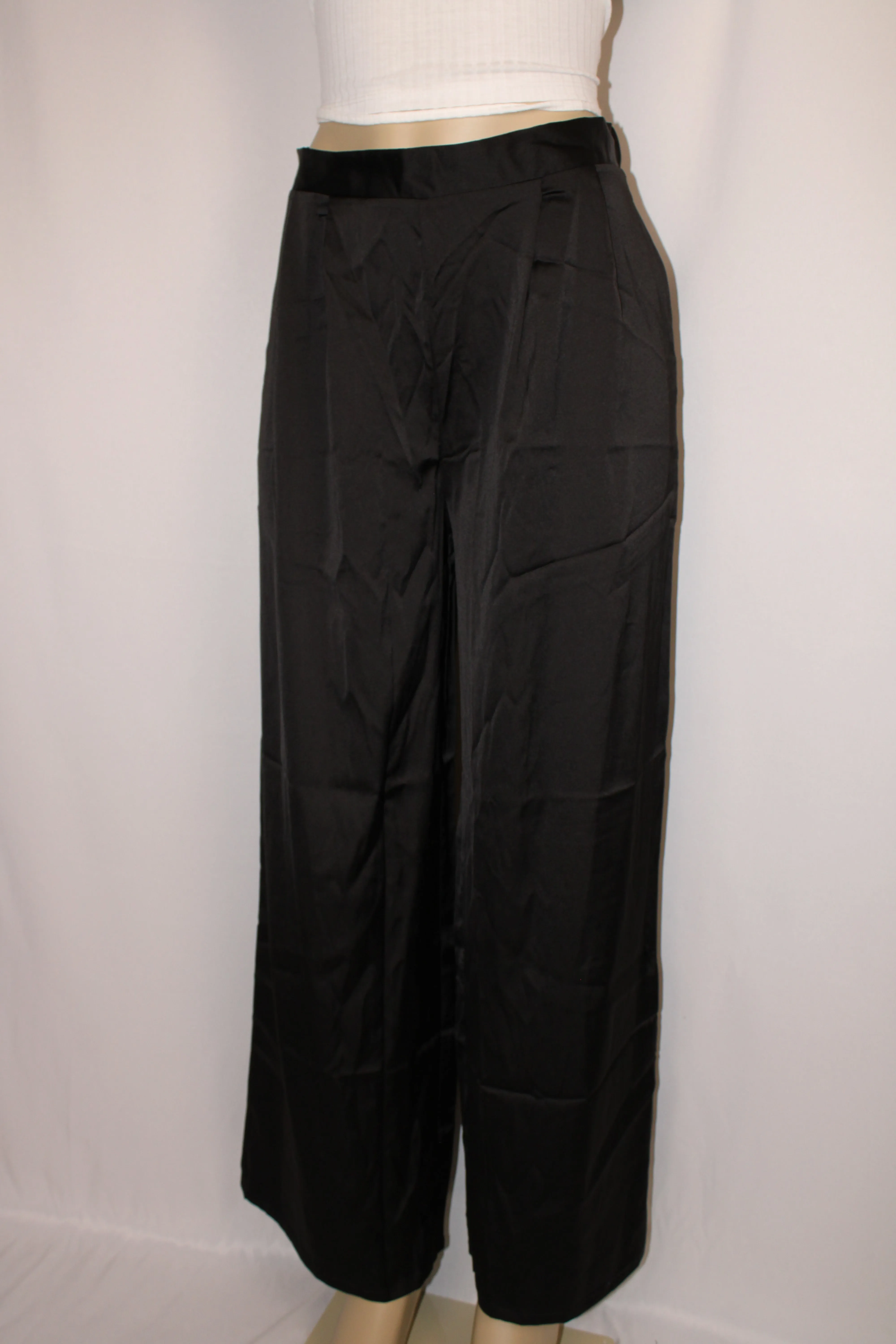 SATIN SLACKS