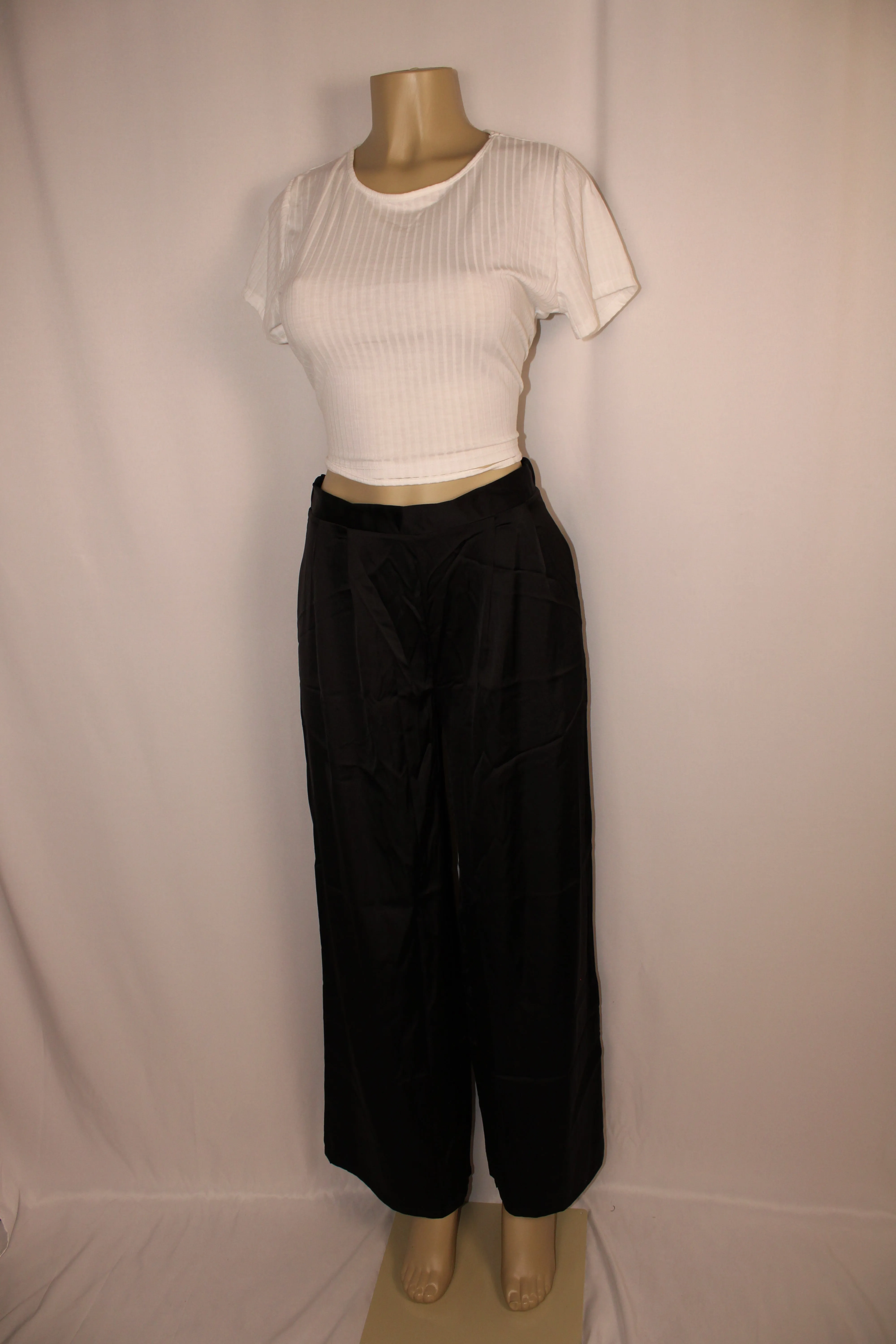 SATIN SLACKS