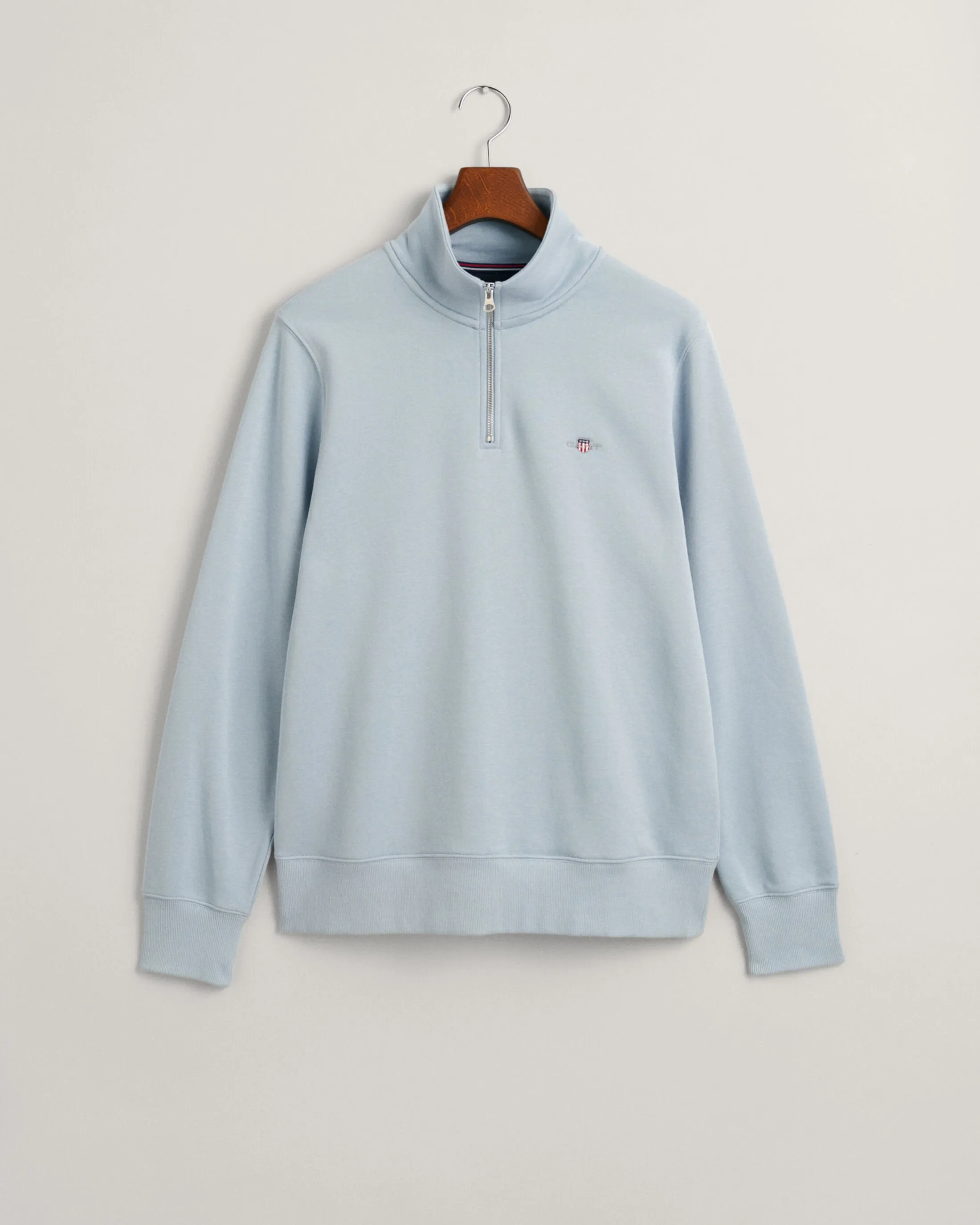 Shield Half-Zip Sweatshirt in Dove Blue