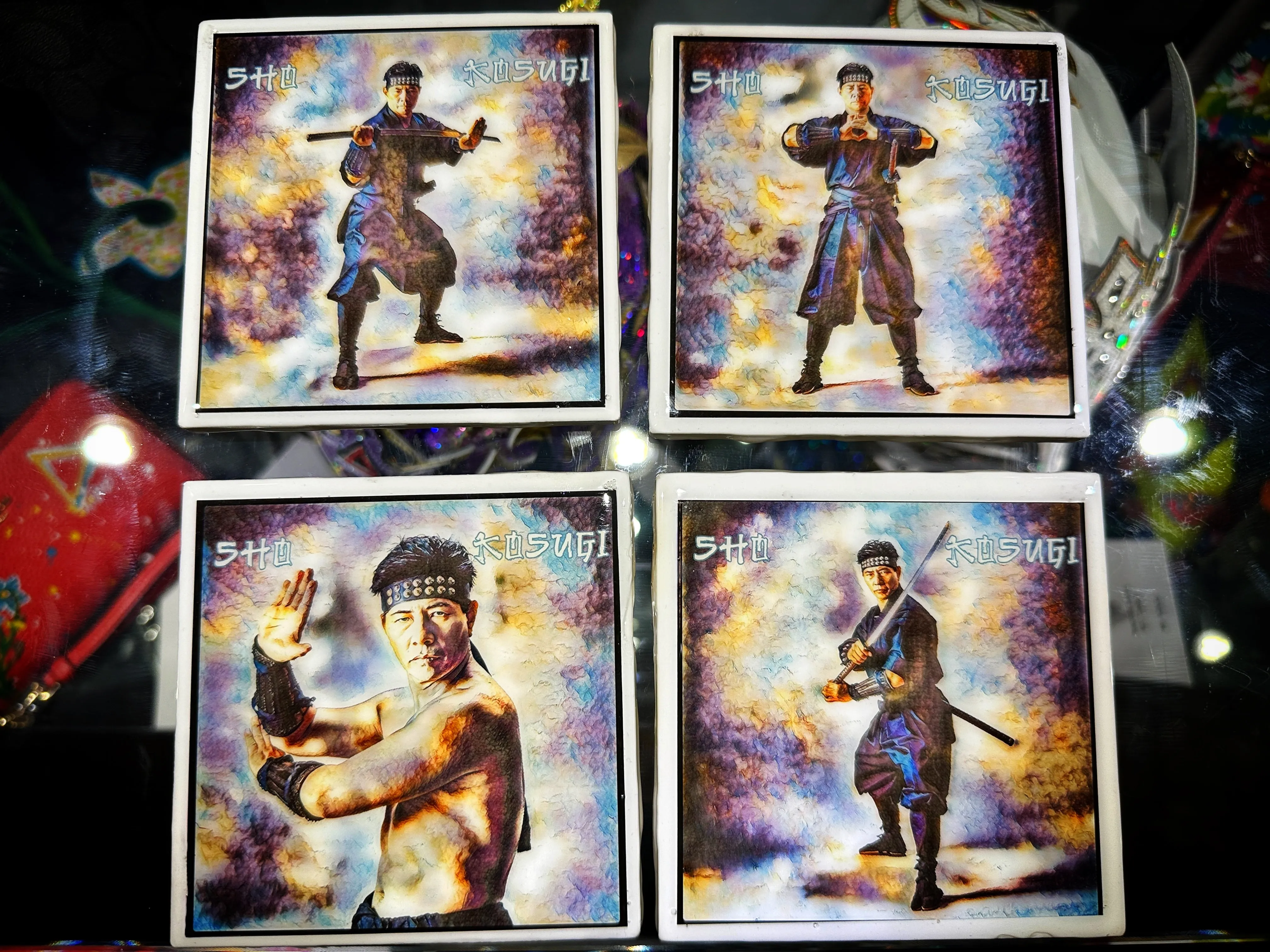 SHO KOSUGI CERAMIC COASTER SETS