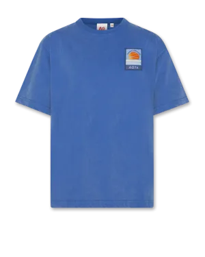 silas t-shirt sunset SW 000707 - bright blue