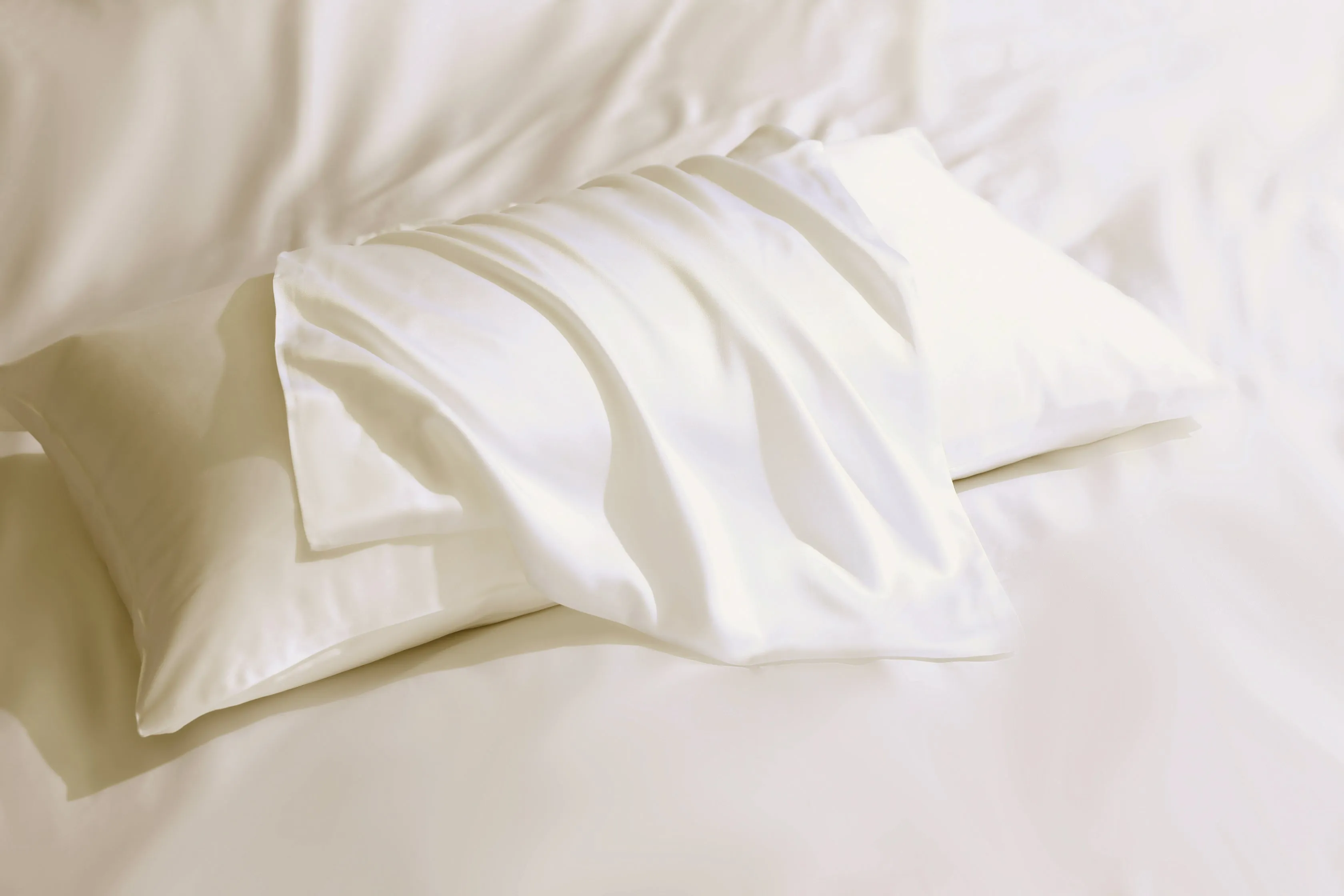 Silky Soft Organic Bamboo Pillowcase Set - Natural