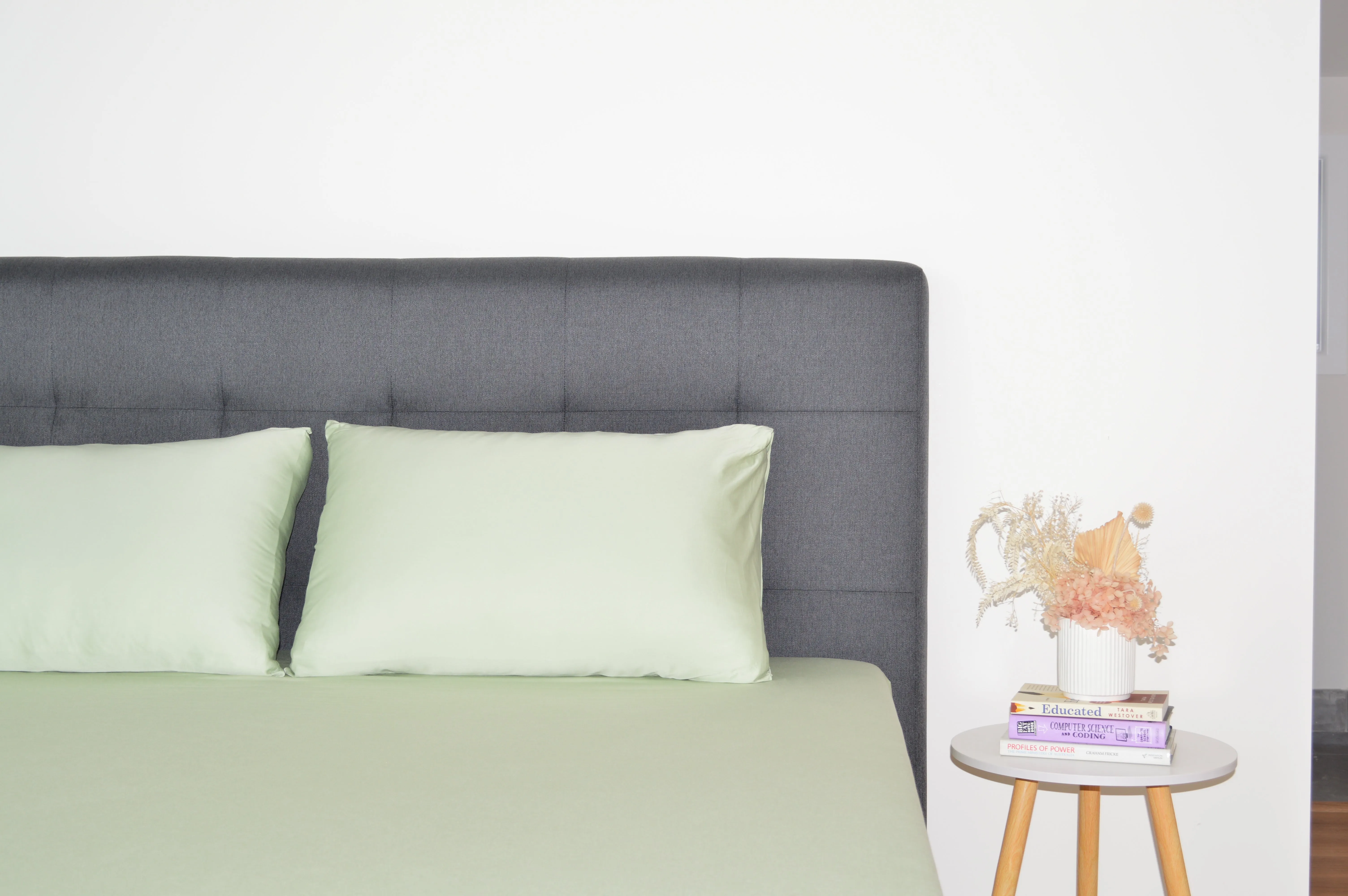 Silky Soft Organic Bamboo Pillowcase Set - Sage