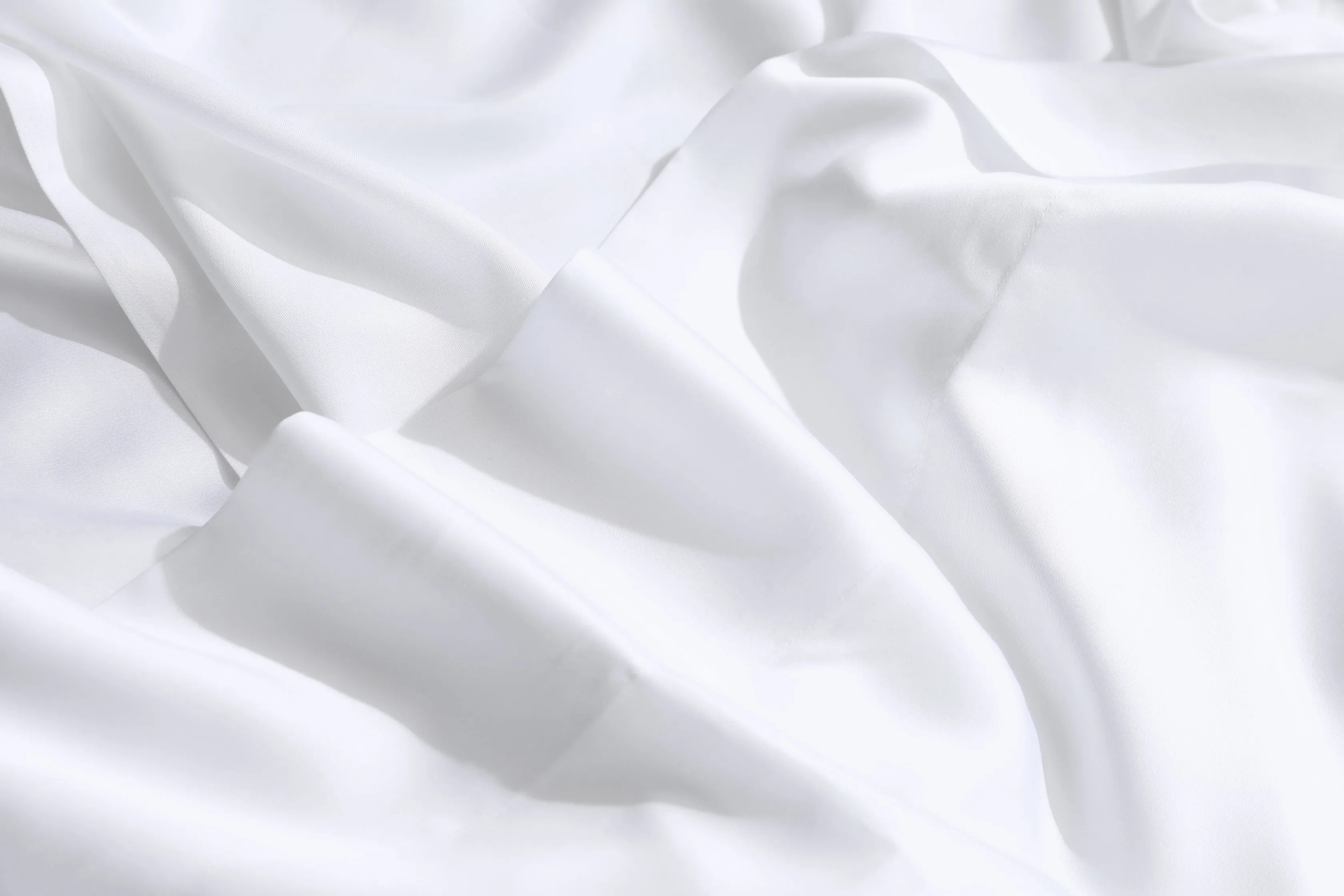 Silky Soft Organic Bamboo Quilt Covers - White