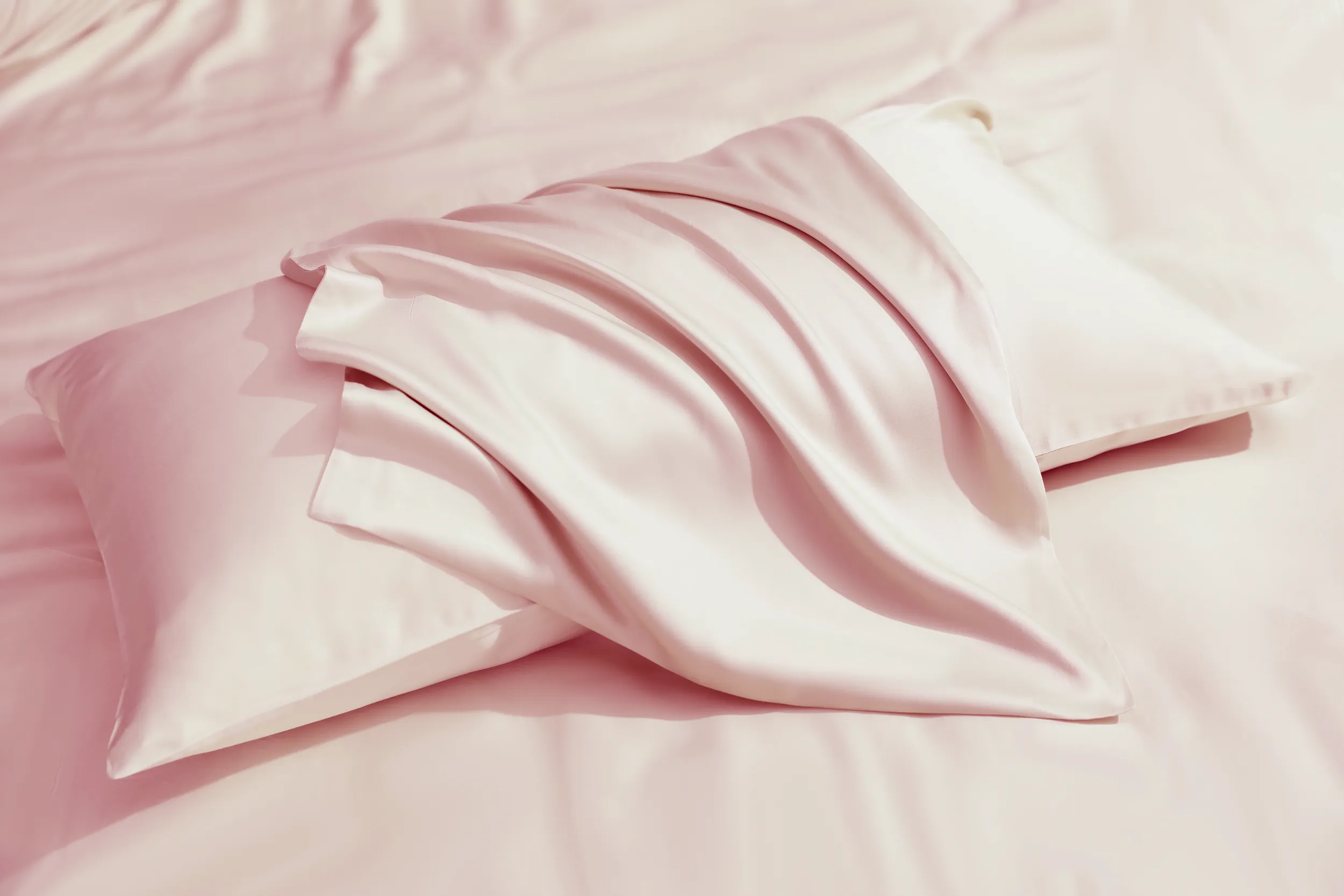 Silky Soft Organic Bamboo Sheet Set - Light Pink