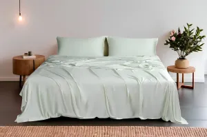 Silky Soft Organic Bamboo Sheet Set - Sage