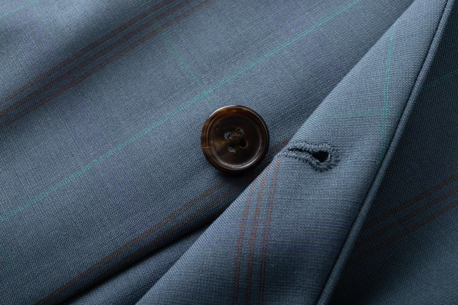 Single-breasted Slim-fit Checked Blazer