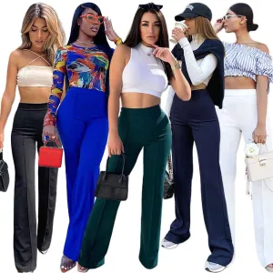 Slim-fit bell bottoms-D535 | Inspanda